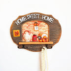 Decorative Wall Hook Organizing Shelf