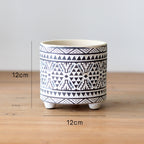 Decorative flower pot with elegant pattern Kalsten