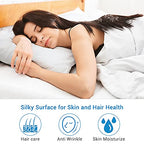 2-Pack Cooling Pillowcases – Premium Silky White Stripes,  Technology, Q-Max 0.3 | Kalsten