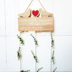 Decorative Hanging Planter with Message Board