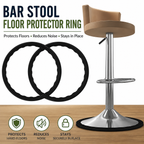 Anti-scratch swivel bar stool base protector rings Bowlift
