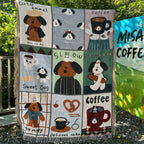 Fun Cat-Themed Decorative Throw Blanket