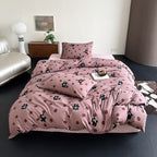 Cotton jersey bedding set with cute dog motif and fine cotton touch