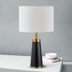 Elegant Modern Table Lamp with Geometric Base