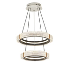 Elegant Double Ring Pendant Light