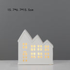 Decorative House-Shaped Ceramic Night Light Kalsten