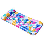 Women Inflatable Swimming Lounge with Floral Design Kalsten