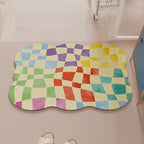 Cat-Themed Plush Bath Mat for Bathroom Decor