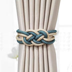 Decorative curtain tieback with braided design Kalsten