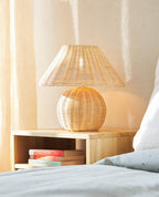 Handcrafted Rattan Table Lamp Kalsten