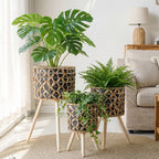 Plant stand made of braided material Kalsten
