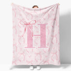 Artistic Butterfly-Inspired Fleece Blanket