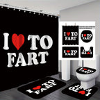 Bathroom Rules Digital Bathroom Décor Set Kalsten