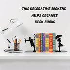 Artistic Metal Bookends