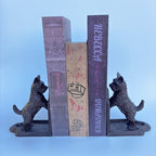 Decorative Cast Iron Dog Bookends