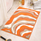 Abstract Pattern Bath Mat for Bathroom