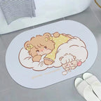 Cute Cartoon Character Bath Mat