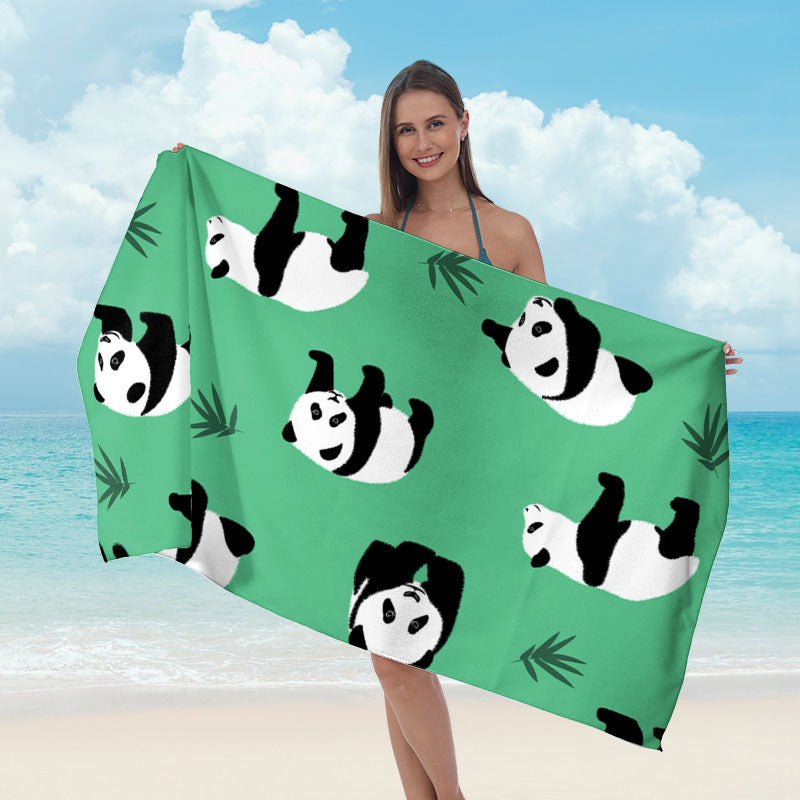Beach towel with striking surf design Kalsten