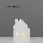 Decorative House-Shaped Ceramic Night Light Kalsten