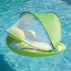 Unisex Inflatable Comfort Pool Lounger with Headrest Kalsten
