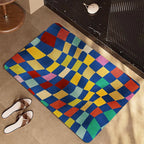 Cat-Themed Plush Bath Mat for Bathroom Decor