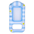 Unisex Inflatable Comfort Pool Lounger with Headrest Kalsten