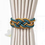Decorative curtain tieback with braided design Kalsten