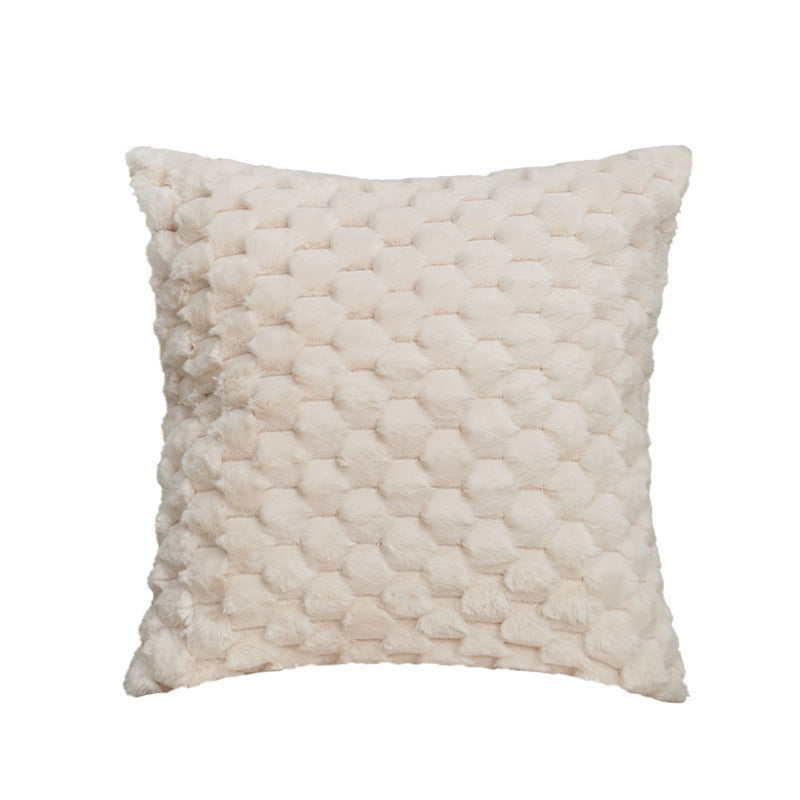 Cuddle cushion in teddy fur style Kalsten