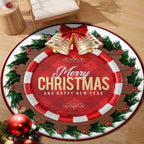 Holiday-Themed Round Floor Mat Kalsten