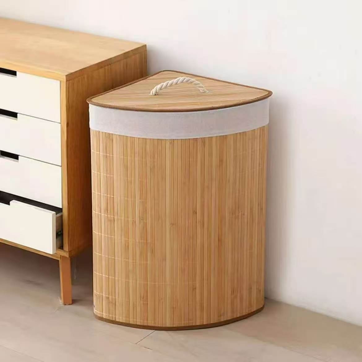 More Elegant and Practical Laundry Basket Made of Rattan Kalsten