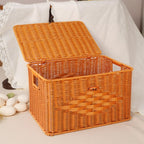 Versatile Natural Woven Storage Chest Kalsten