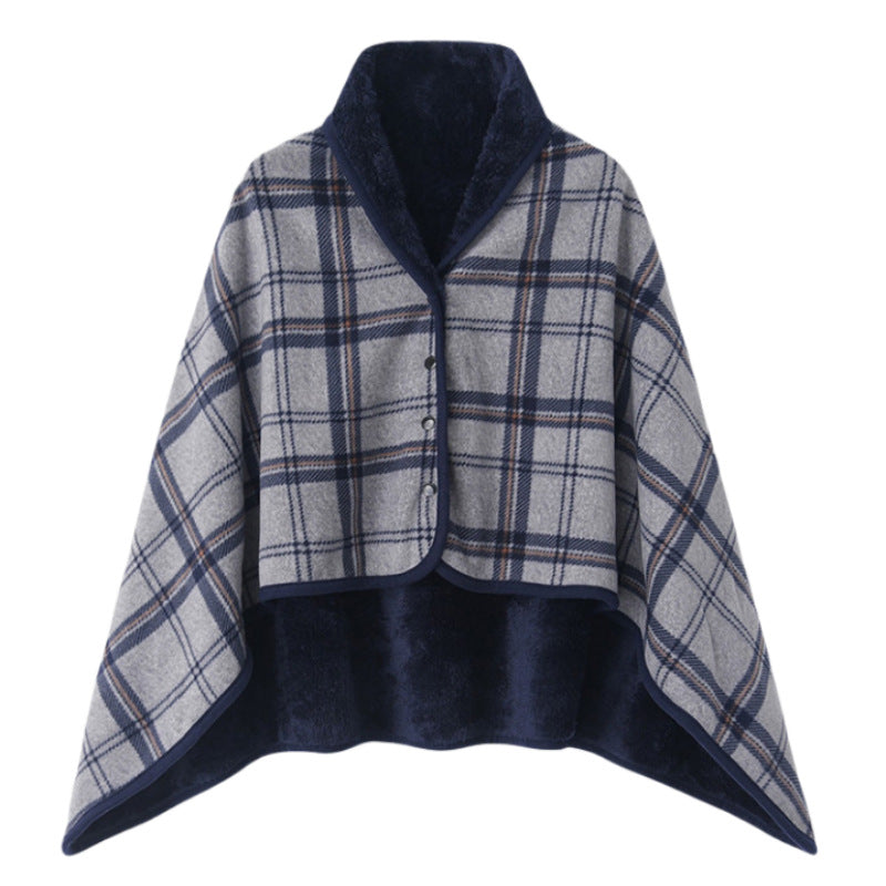 Women's stylish throw blanket with button closure Kalsten