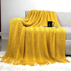 Cozy Knit Throw Blanket Kalsten