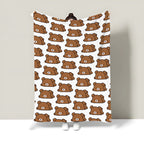 Cute Food-Themed Fleece Throw Blanket