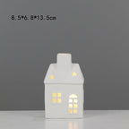 Decorative House-Shaped Ceramic Night Light Kalsten