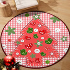 Holiday-Themed Round Floor Mat Kalsten