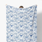 Artistic Butterfly-Inspired Fleece Blanket