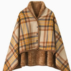 Women's stylish throw blanket with button closure Kalsten