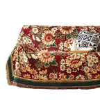 Floral Patterned Woven Throw Blanket