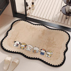 Cat-Themed Soft Plush Bath Mat Kalsten
