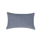 Rectangular Houndstooth Lumbar Pillow Cover made of dense cotton blend with concealed zipper Kalsten