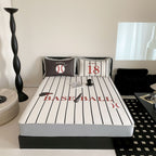 Fitted sheet set with pillowcases