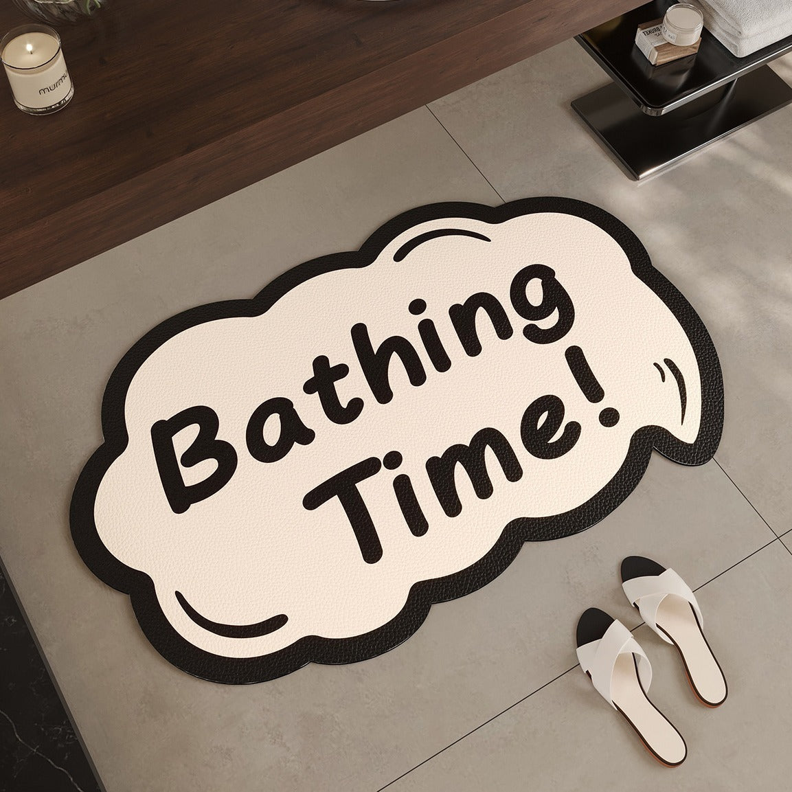 Cloud-Shaped Soft Bath Mat Kalsten