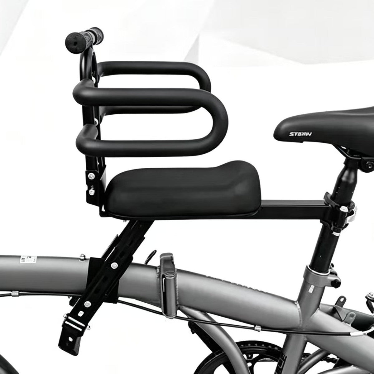 padded rear passenger seat with adjustable backrest and universal mounting bracket Kalsten