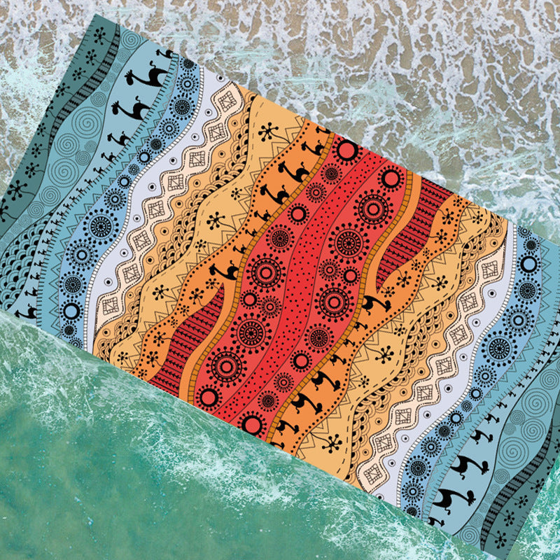 Beach towel with unique geometric pattern Kalsten