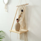 Decorative Macramé Swing Shelf Kalsten
