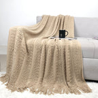 Cozy Knit Throw Blanket Kalsten