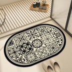 Artistic Patterned Bath Mat