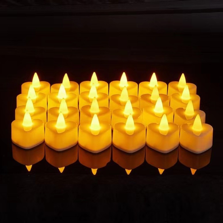 Decorative LED real wax candle in crystal look Kalsten