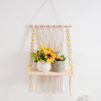 Decorative Macramé Swing Shelf Kalsten